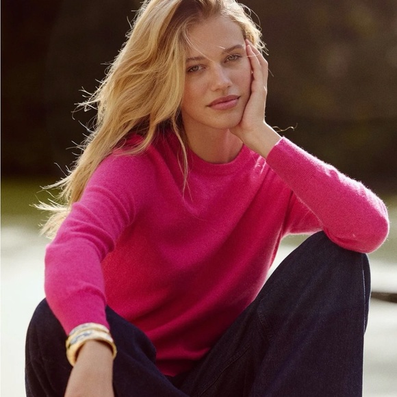 NAADAM Sweaters - Naadam 100% Cashmere Raspberry Pink Sweater,  New